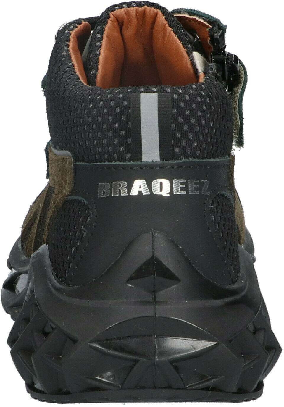 BRAQEEZ ANDRE AMSTERDAM Baskets montantes en vert - large