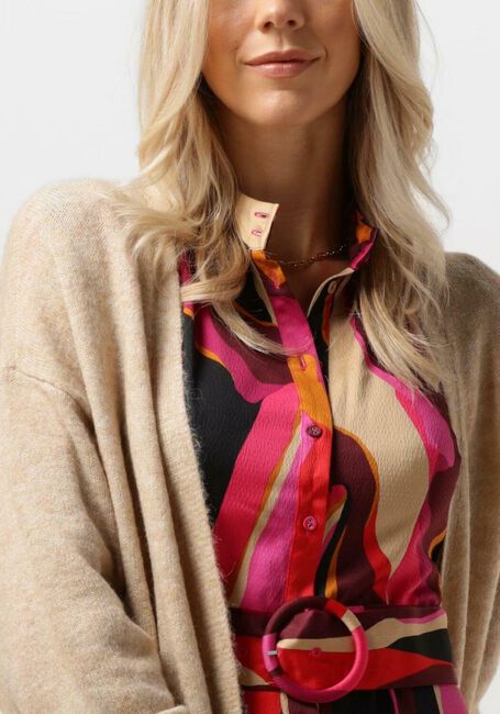 Y.A.S. Gilet YASBALIS LS LONG KNIT CARDIGAN Sable - large