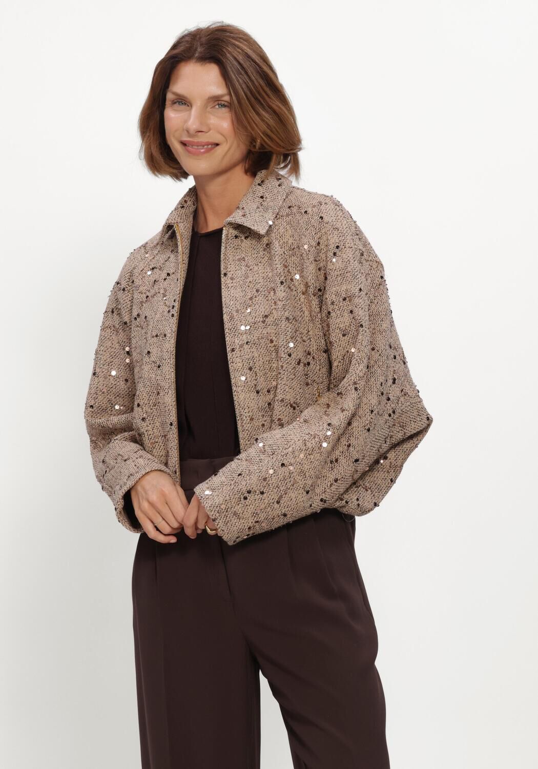 Beige BEAUMONT Jack ELLI JACKET - large