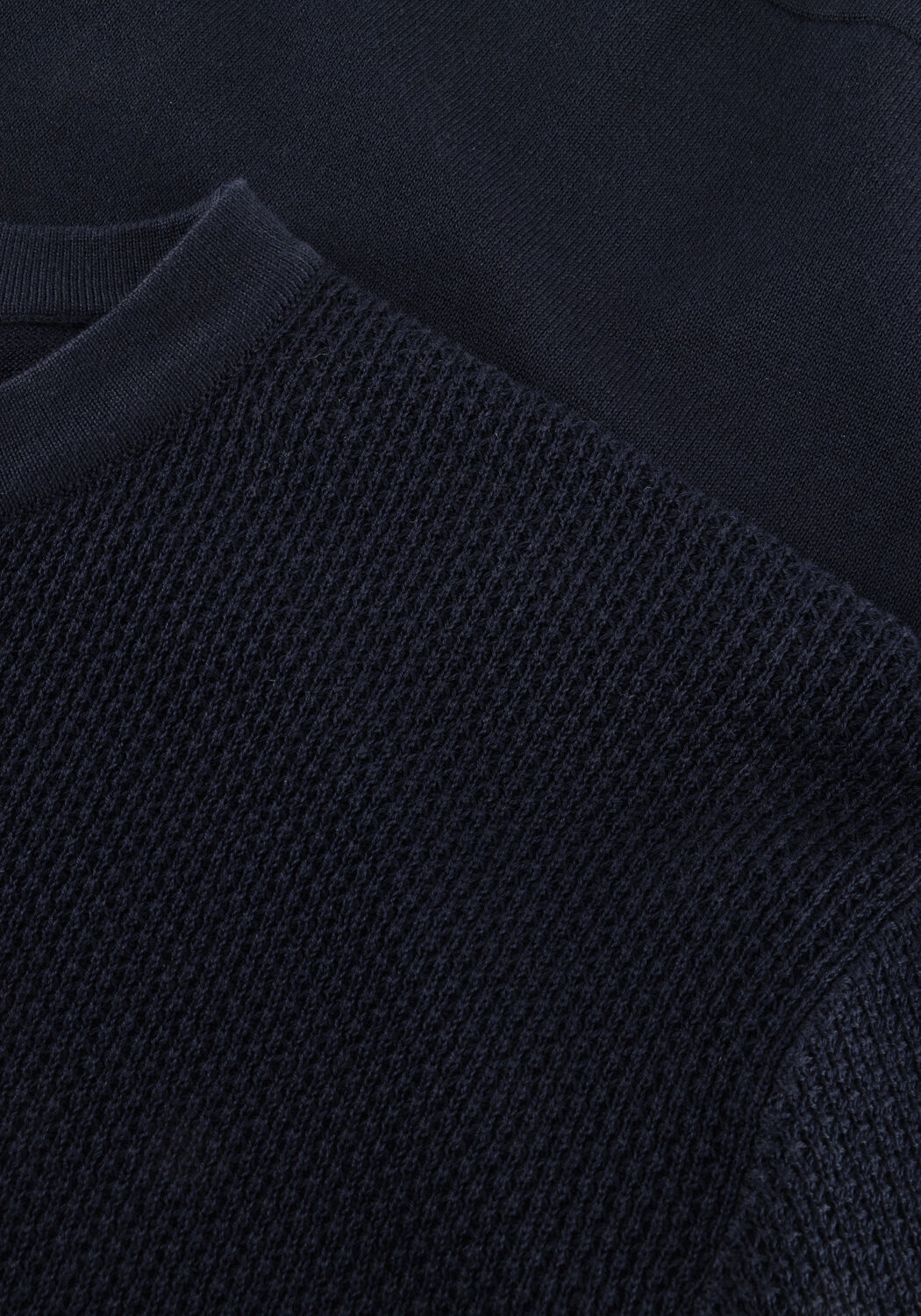 GENTILUOMO Polo ROUND NECK SS Bleu fonc&eacute; - large