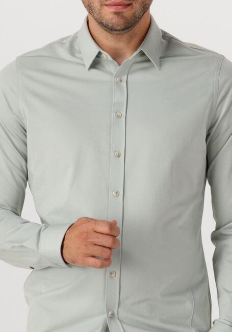 CAST IRON Chemise classique CF TECH TWILL JERSEY Gris clair - large