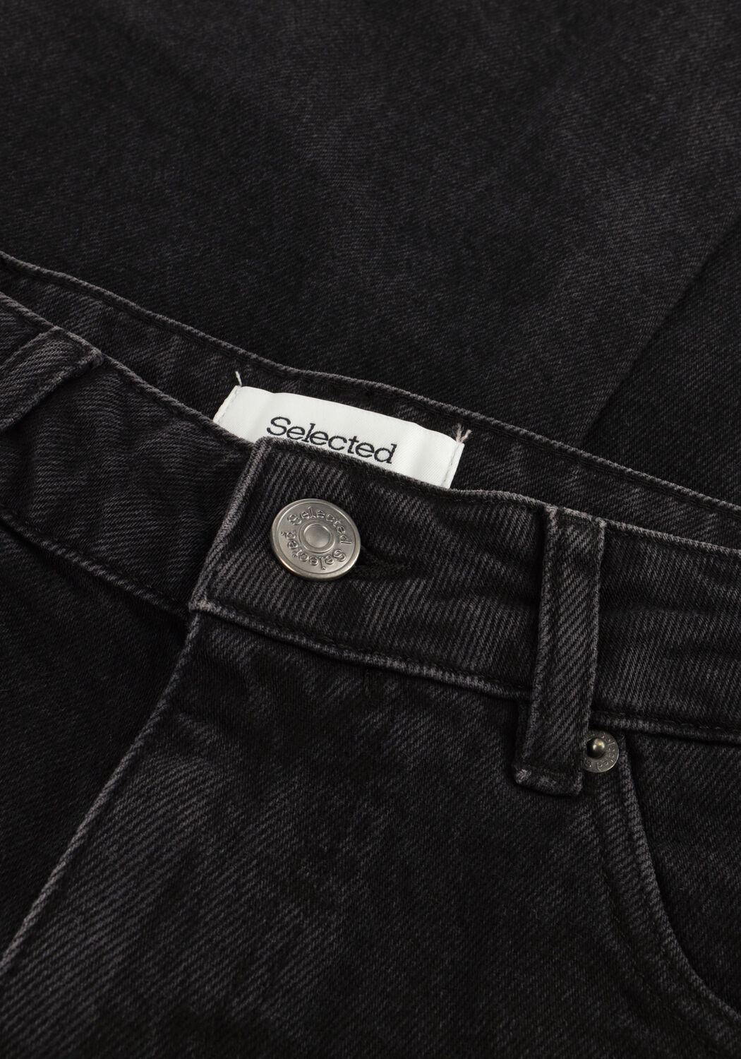 SELECTED WOMEN Slim fit jeans SLFSLIM BEA-KORI MW JEANS en noir - large