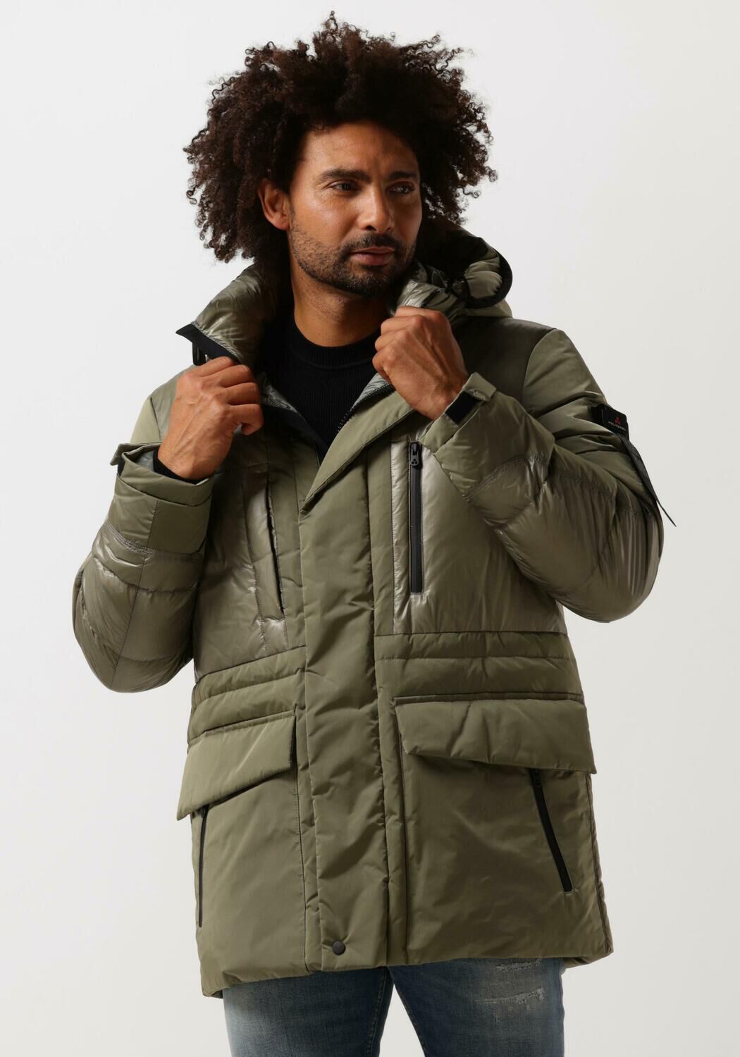 Forever 21 Winterjack bruin-zwart casual uitstraling Mode Jacks Winterjacks 