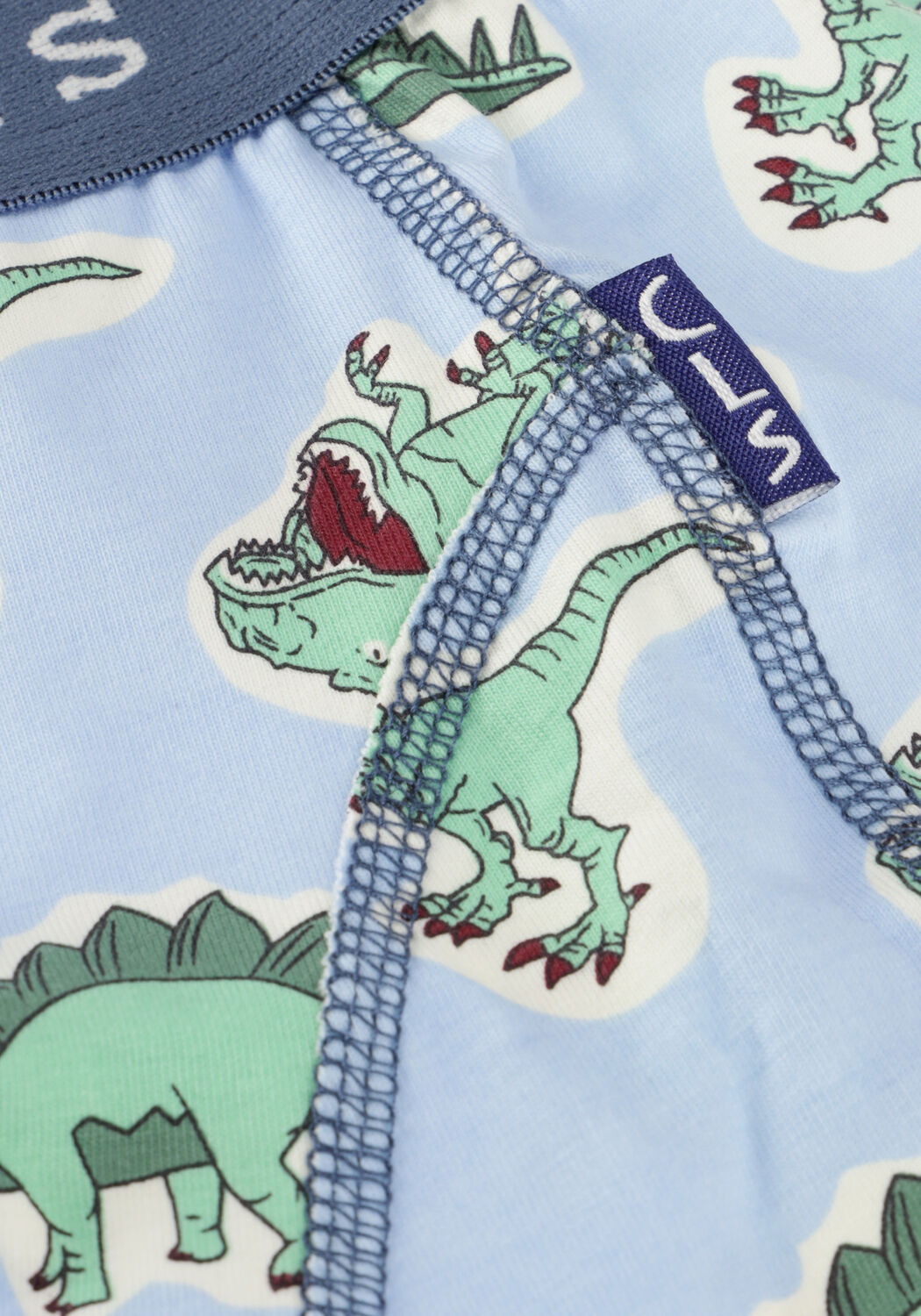 CLAESEN'S Sous v&ecirc;tements BOXER 3-PACK Bleu clair - large