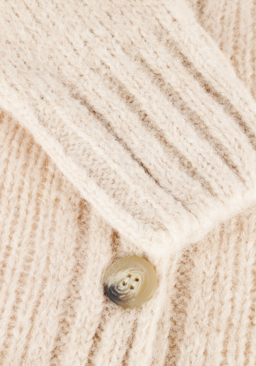 Beige BY-BAR Vest JONAS BOMBER CARDIGAN - large