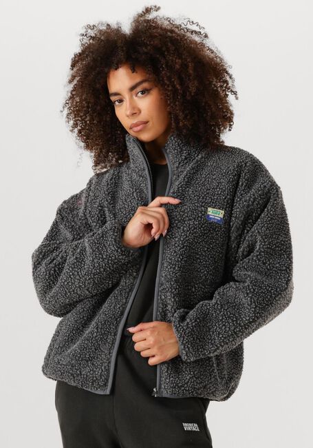 AMERICAN VINTAGE Manteau en fausse fourrure HOKTOWN WOMAN Gris foncé - large