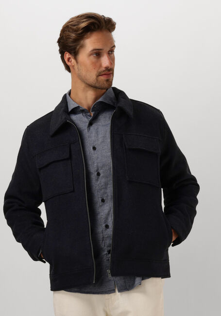 DSTREZZED Jack COLTON WOOL JACKET Bleu foncé - large