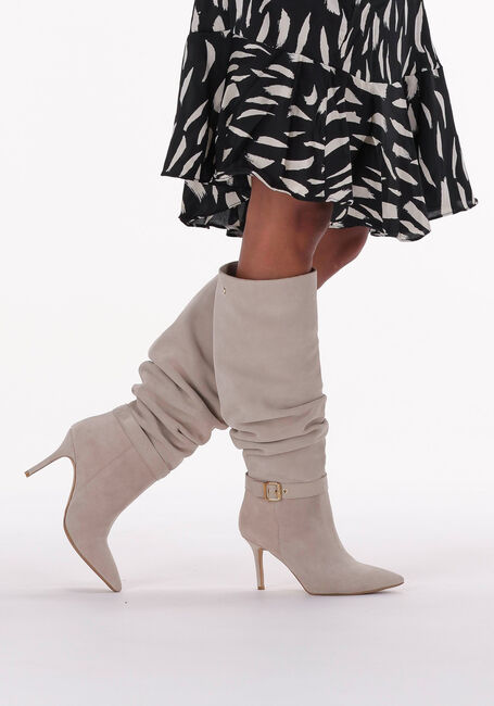 NIKKIE SUEDE HIGH BOOTS Bottes hautes en beige - large