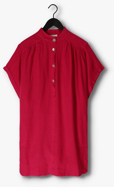 BY-BAR Mini robe AMBER LINEN DRESS Fuchsia - large