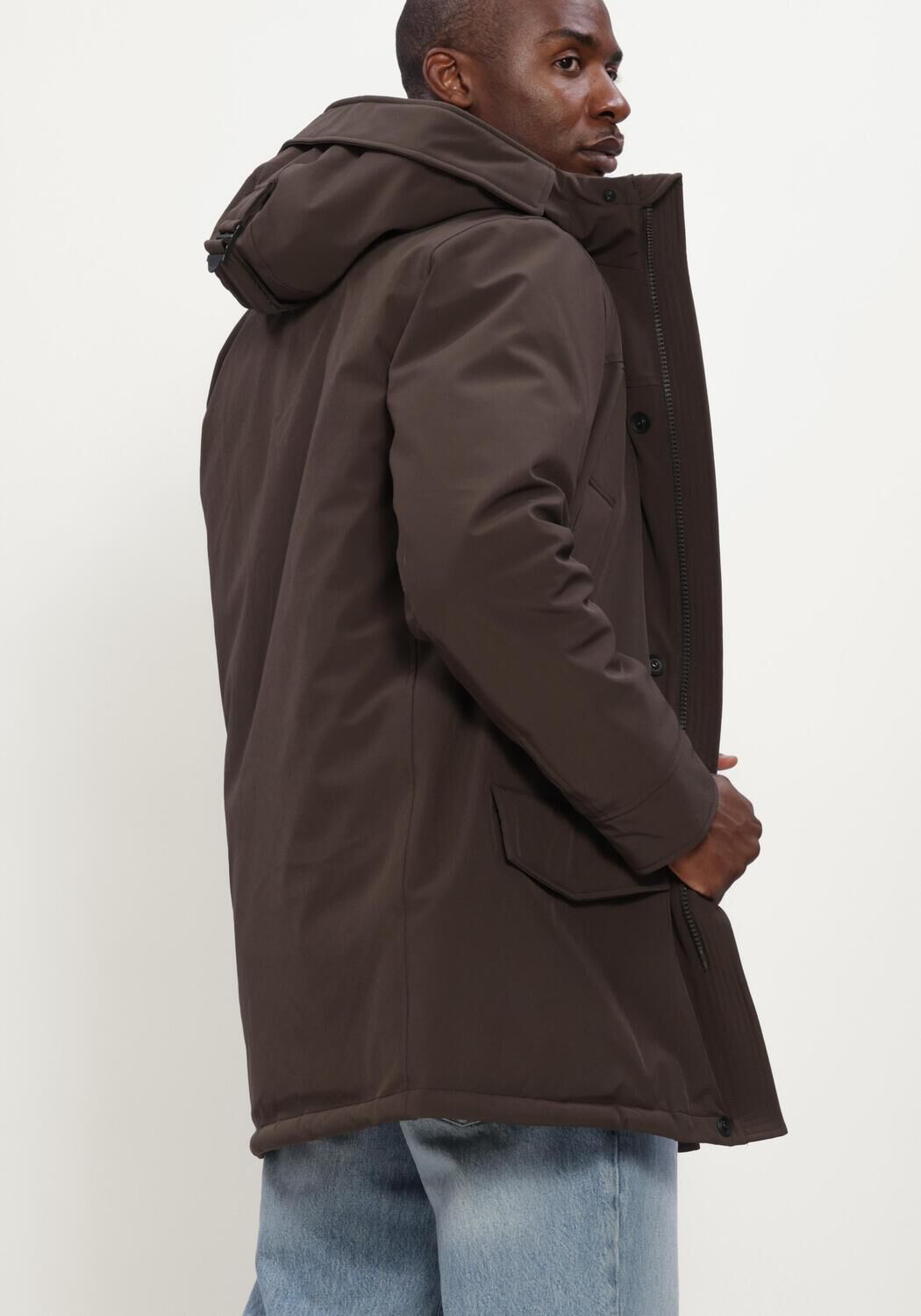 AIRFORCE SNOW PARKA Vestes en marron - large