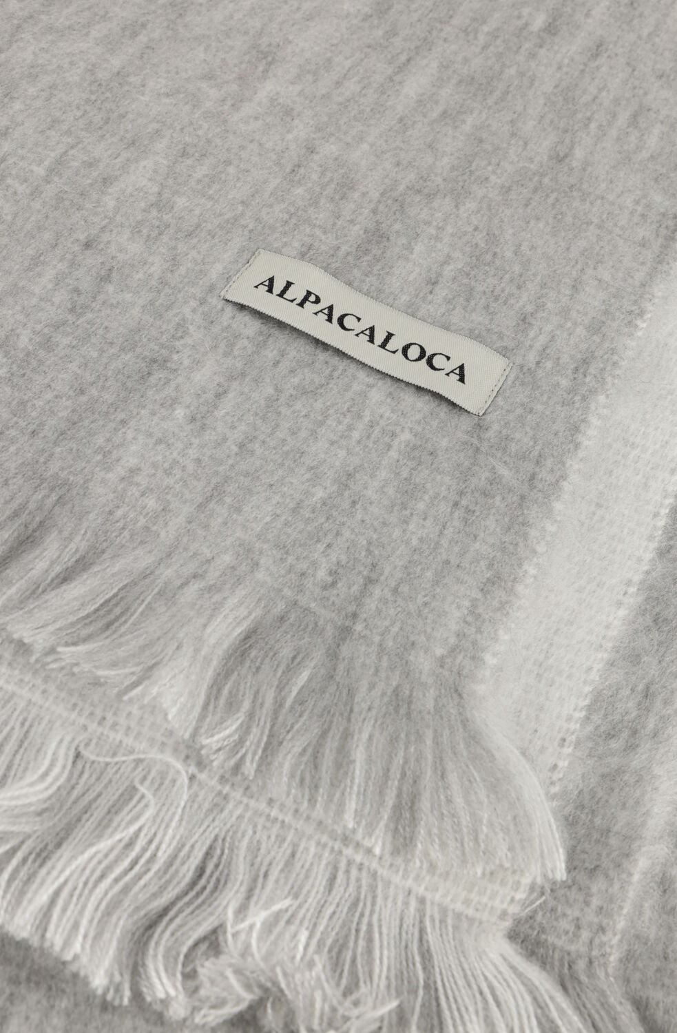 ALPACA LOCA DOUBLE SCRAF Foulard en gris - large