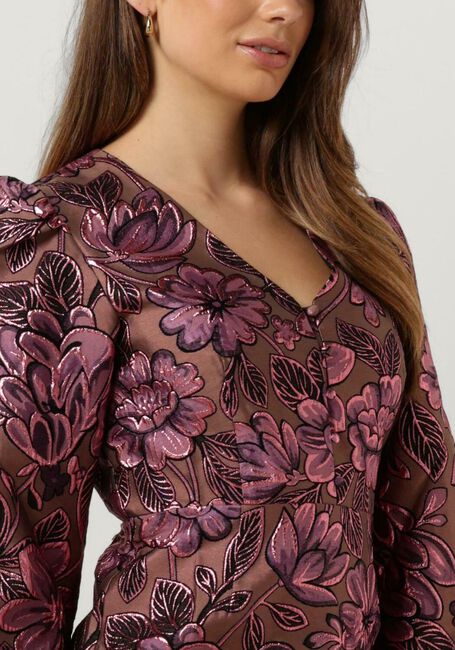 SELECTED FEMME Mini robe SLFPAULA PINK LAVENDER LS SHORT en rose - large