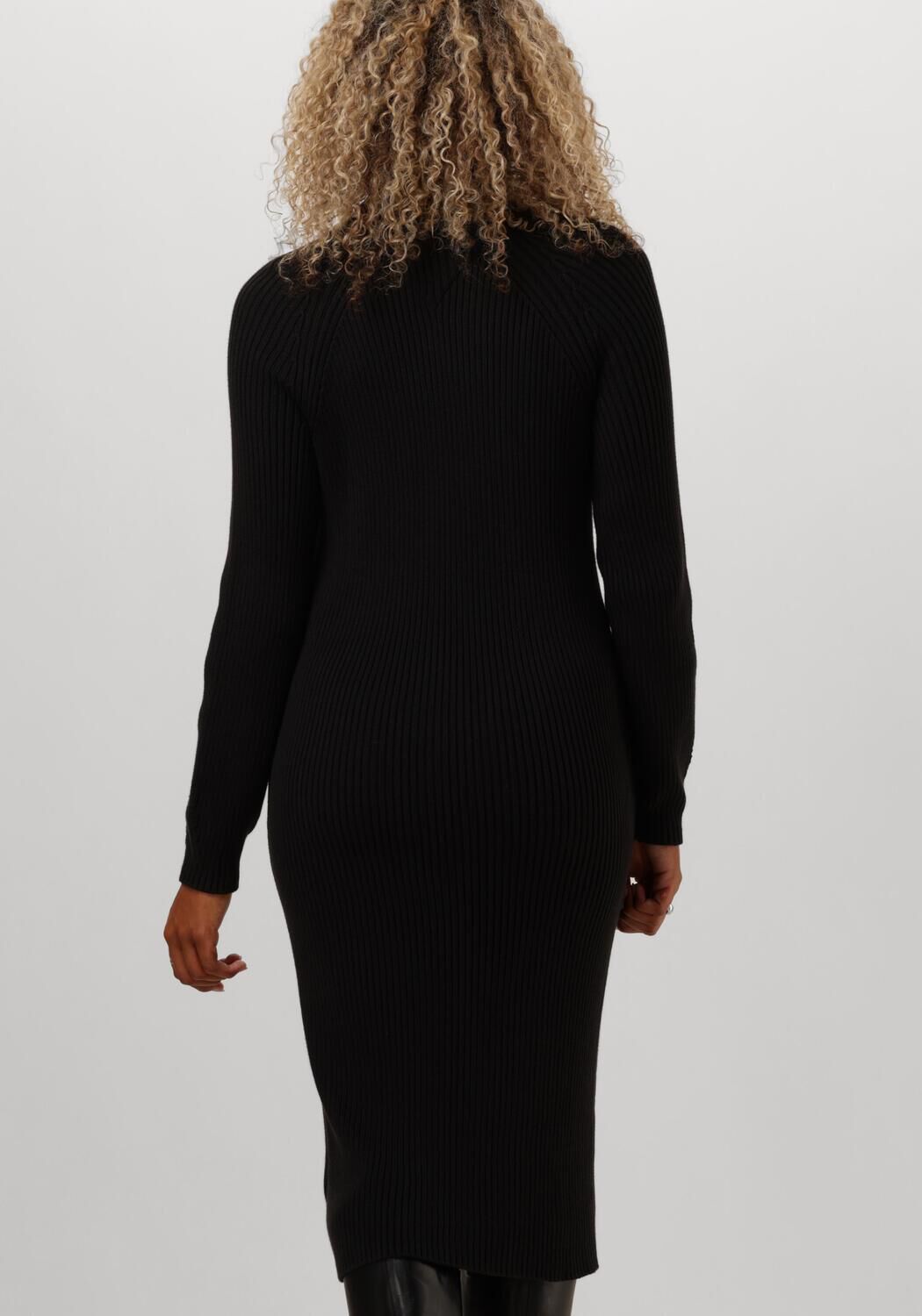 Zwarte sweater dress clearance