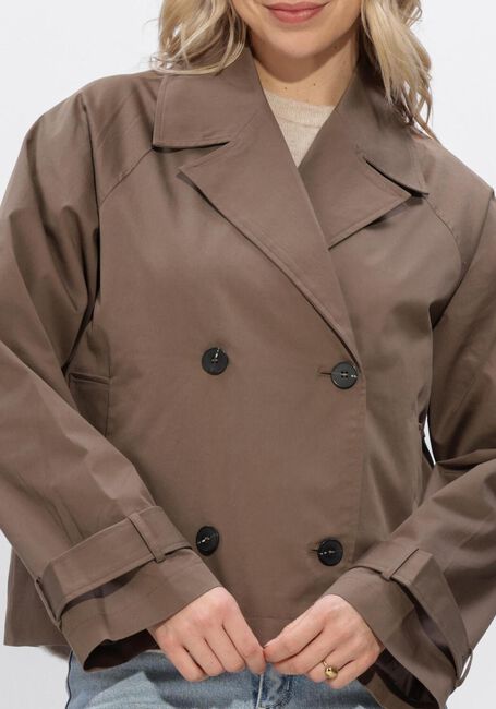 Bruine SELECTED WOMEN Jack SLFNEW CILO SHORT TRENCHCOAT - large