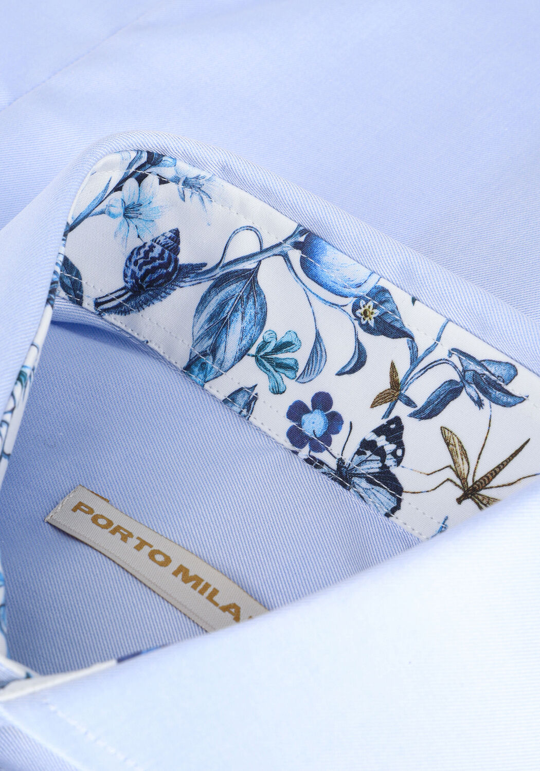 PORTO MILANO Chemise classique PORTO Bleu clair - large