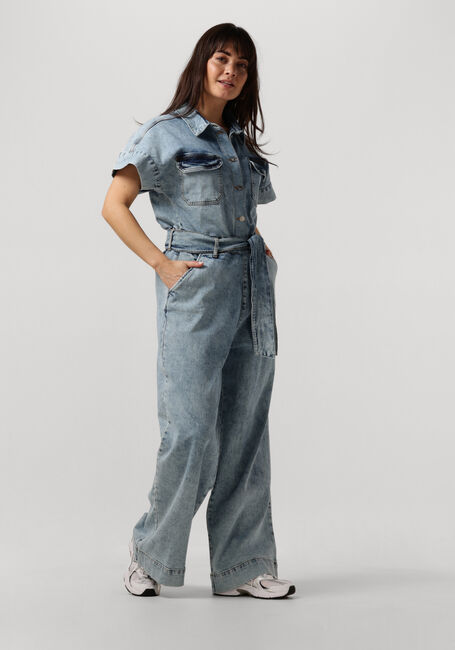 LOLLYS LAUNDRY Combinaison MATHILDELL JUMPSUIT SS en bleu - large