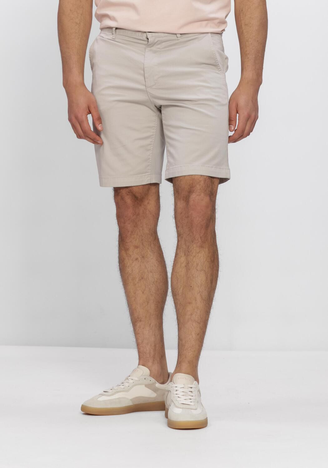 BOSS ORANGE Pantalon courte CHINO-SLIM-SHORT en beige