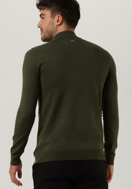 PUREWHITE Col roul&eacute; ESSENTIAL KNIT MOCKNECK LS Vert fonc&eacute; - large