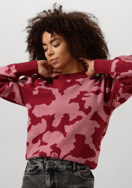 POM AMSTERDAM Pull CAMO RED en marron - large