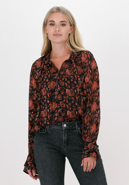 Rode SCOTCH & SODA Blouse PRINTED SHEER RECYCLED POLYEST - large