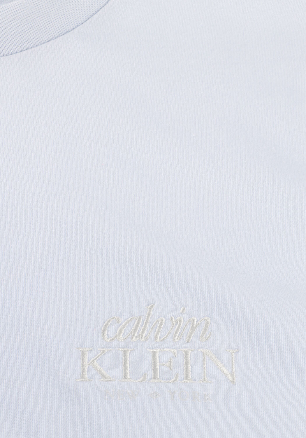 CALVIN KLEIN T-shirt SS BOXY GRAPHIC T-SHIRT Bleu clair - large