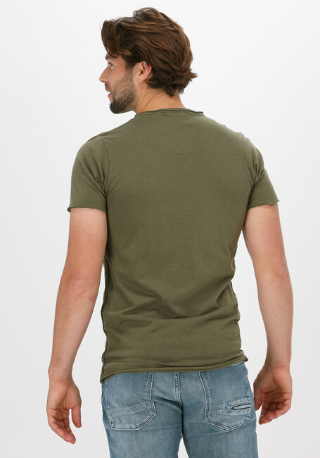 DSTREZZED T-shirt MC. QUEEN BASIC TEE ORGANIC SLUB JERSEY Vert foncé - large