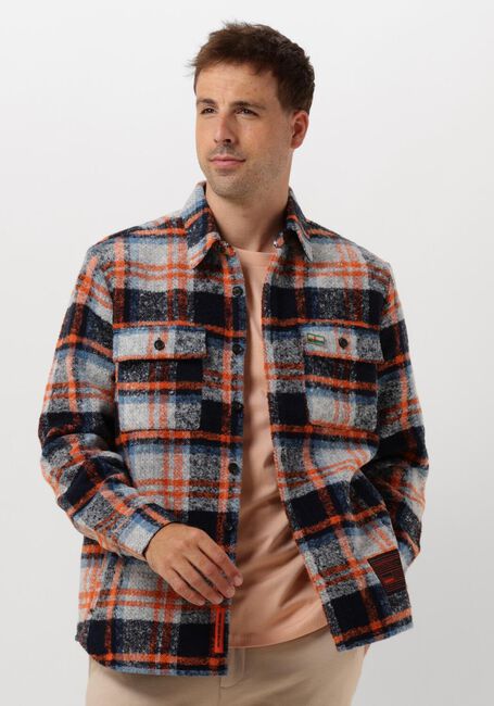 SCOTCH & SODA Chemise décontracté RELAXED FIT YARN-DYED FLEECE OVERSHIRT en multicolore - large
