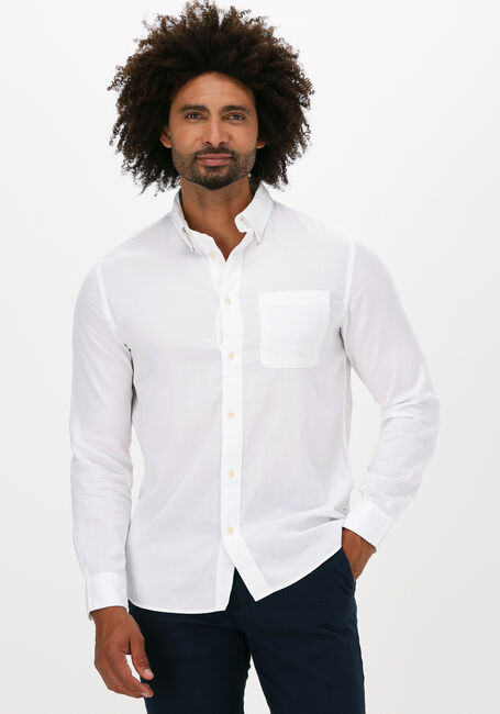 Witte SELECTED HOMME Casual overhemd REGRICK-SOFT SHIRT - large
