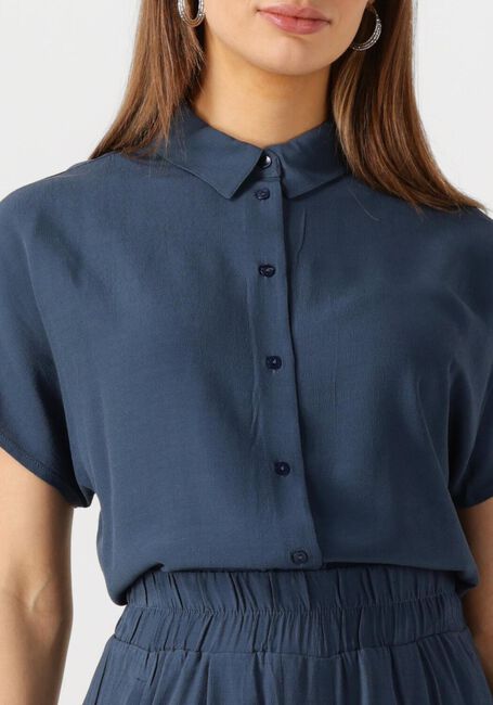 BY-BAR KARLY VISCOSE BLOUSE Blouses Bleu foncé - large