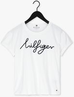 TOMMY HILFIGER T-shirt RLX HILFIGER SCRIPT C-NK en blanc