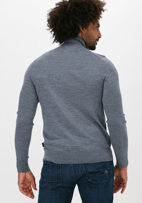 CALVIN KLEIN Col roulé SUPERIOR WOOL TURTLE NK SWEATE en gris - large