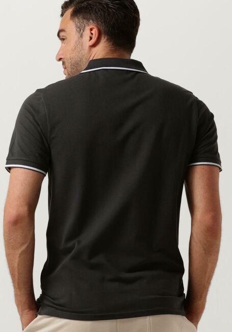 Donkergrijze LYLE & SCOTT Polo TIPPED POLO SHIRT - large