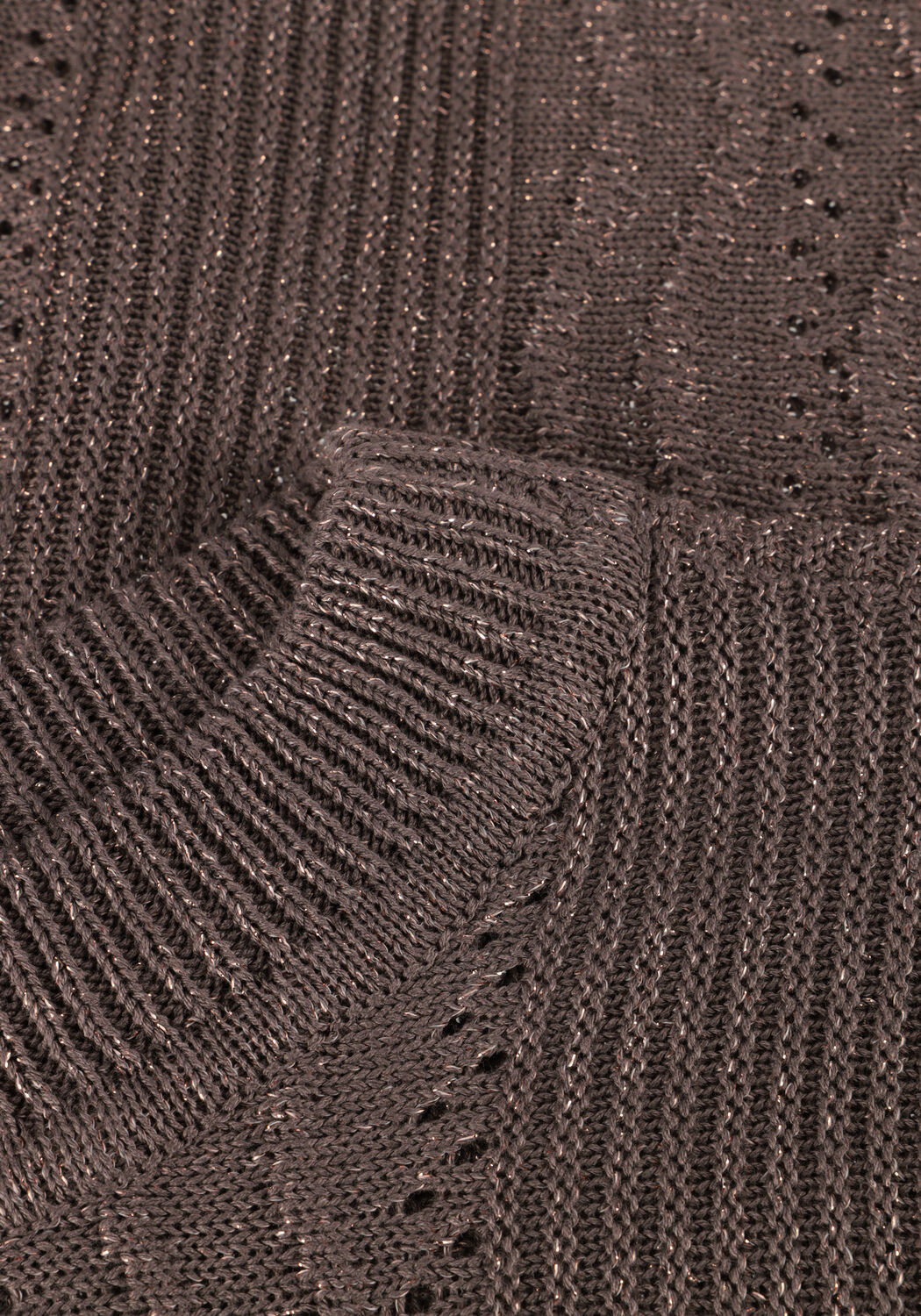 OBJECT T-shirt OBJFRIELLA KNIT S/S SLI PULLOVER en vert - large