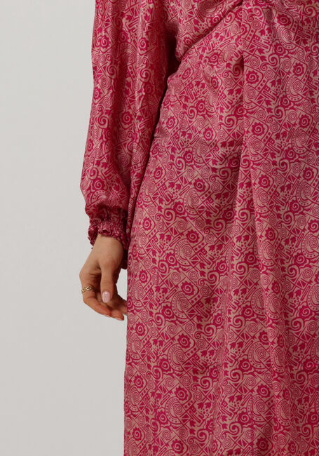 SISSEL EDELBO Robe midi CHERILYN DRESS en rose - large
