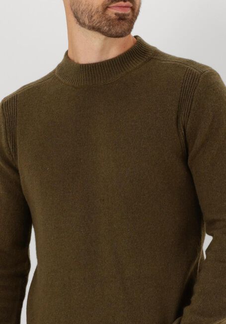 Olijf ANERKJENDT Trui AKRICO LAMBSWOOL KNIT - large