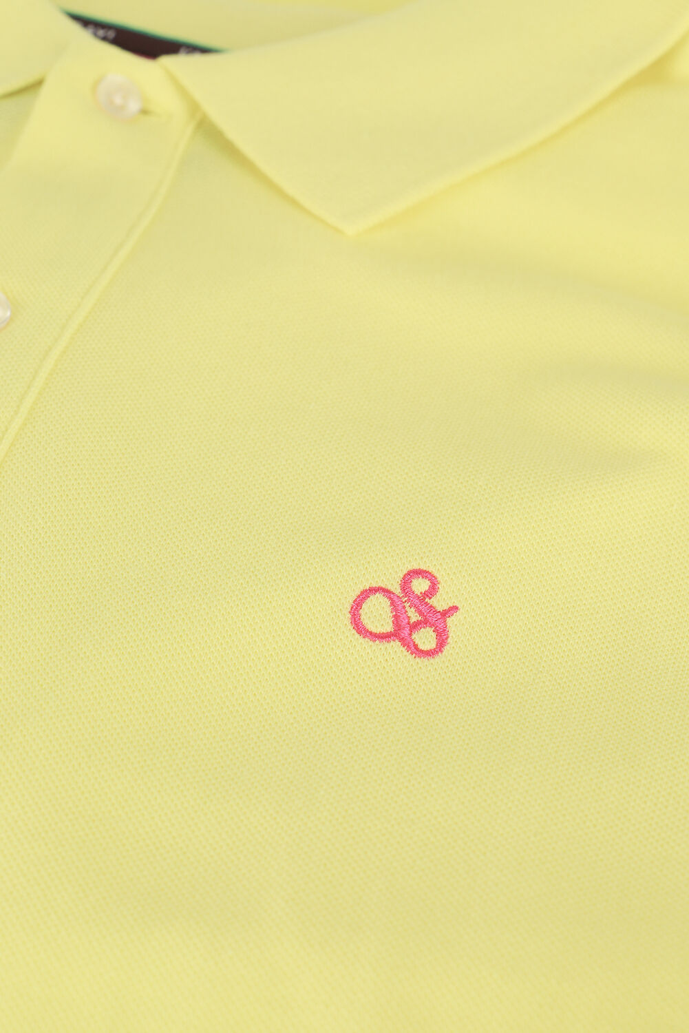 Gele SCOTCH & SODA Polo CLASSIC PIQUE POLO IN ORGANIC COTTON - large