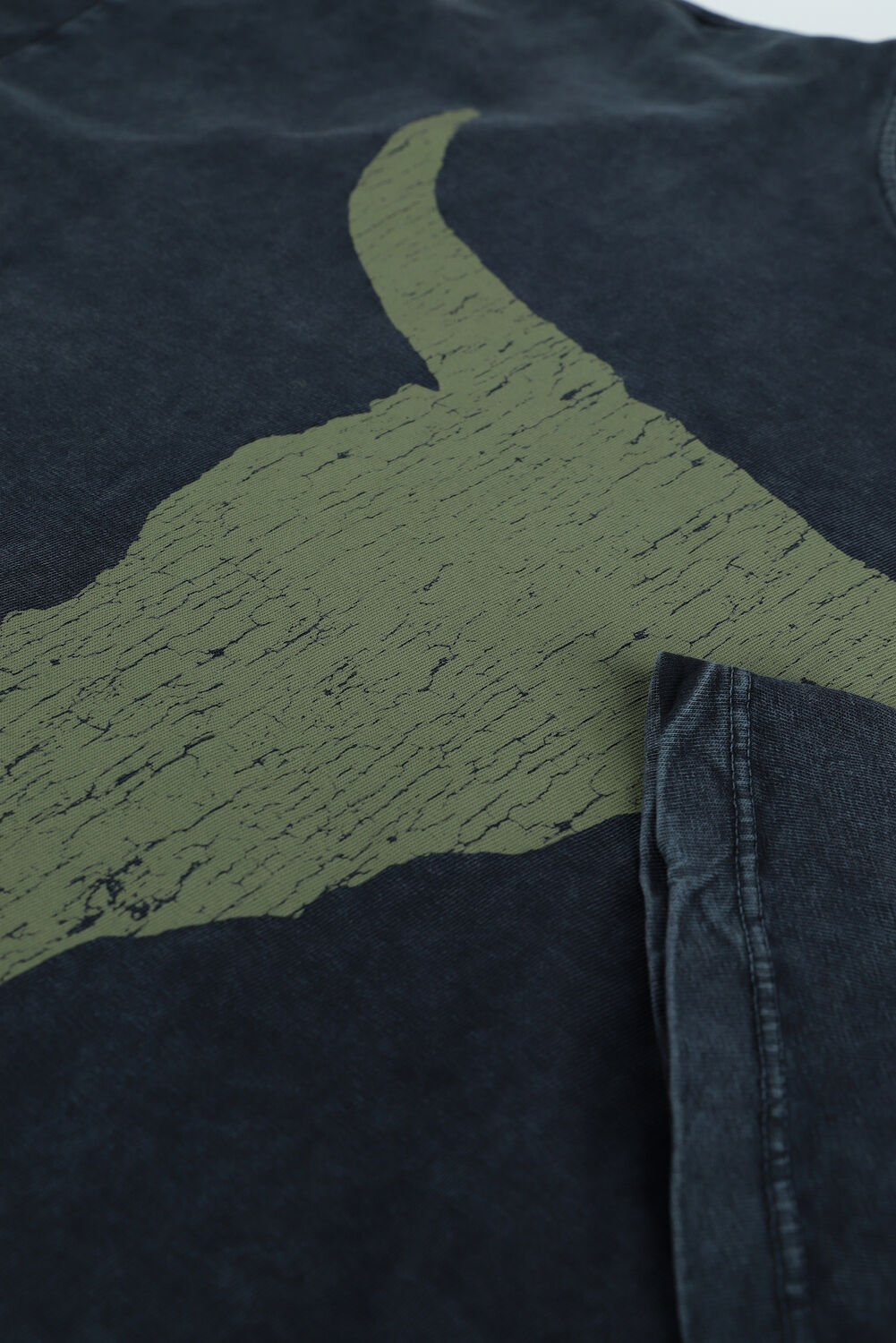 Zwarte ALIX THE LABEL T-shirt BOXY BULL TSHIRT - large