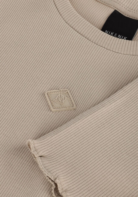 NIK & NIK T-shirt RIB T-SHIRT Sable - large