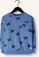 Sproet & Sprout Chandail SWEATSHIRT POCKET DOGS PRINT en bleu Sproet & Sprout Chandail SWEATSHIRT POCKET DOGS PRINT en bleu - medium