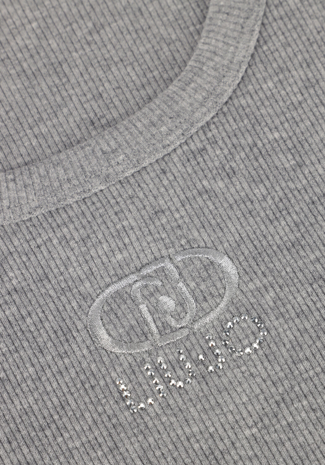 Grijze LIU JO Top TANK TOP LOGO - large