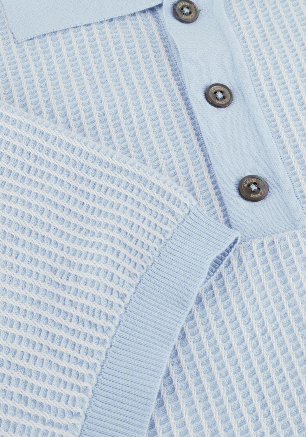 Lichtblauwe JC RAGS Polo POLO SS DALE - large