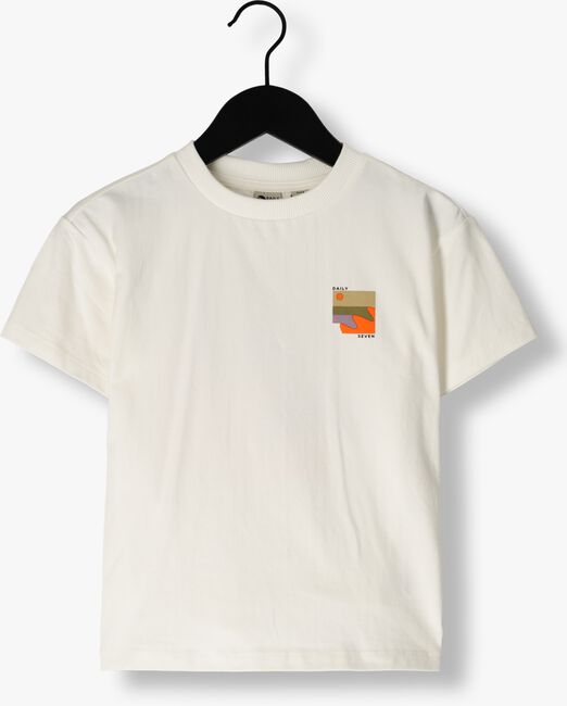 DAILY7 T-shirt T-SHIRT DAILY 7 WAVES en blanc - large