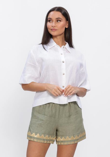 GREEK ARCHAIC KORI S26K-1005032 Pantalons en blanc - large