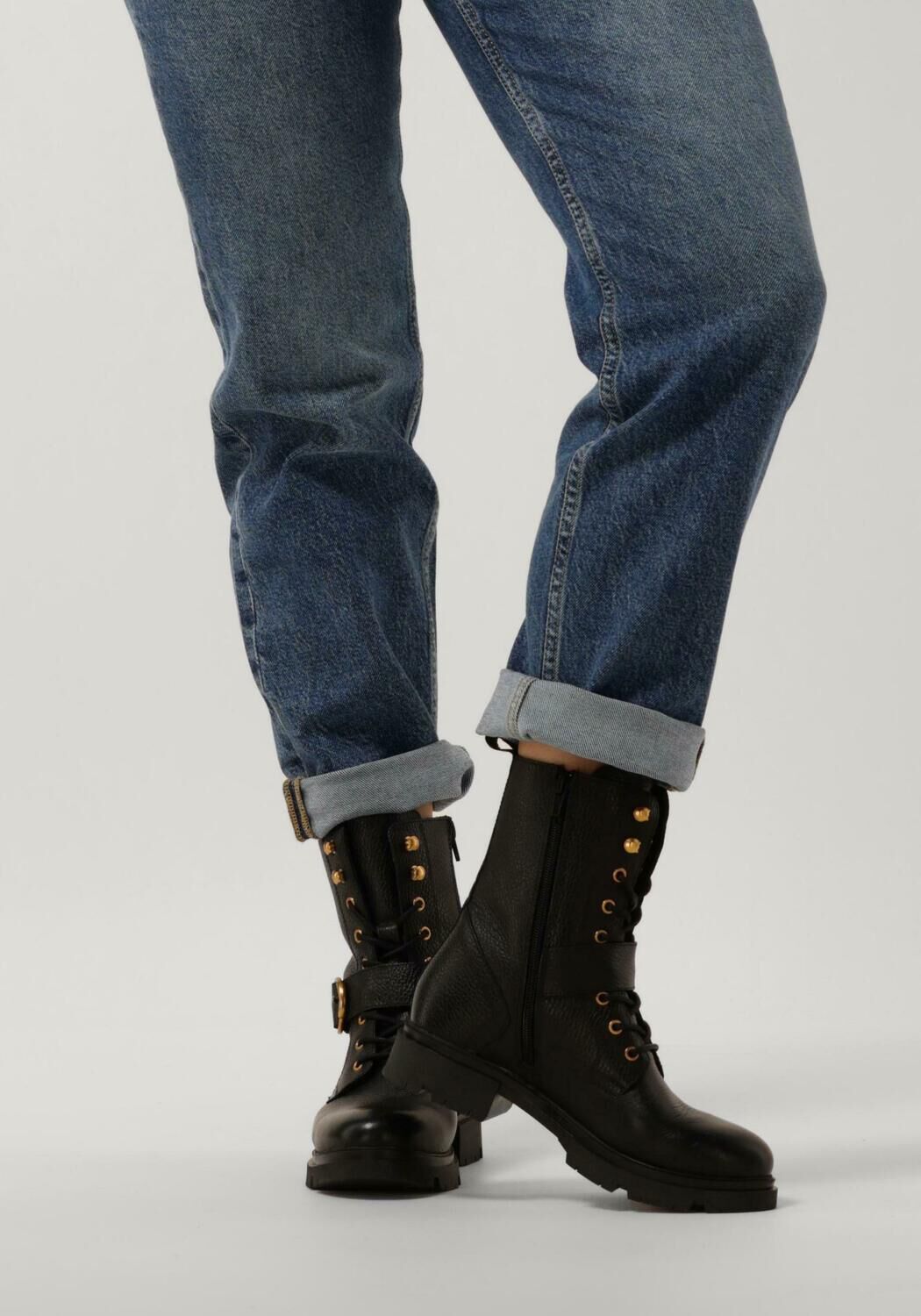 OMODA Bottines &agrave; lacets LPSOPHIE-41 en noir - large