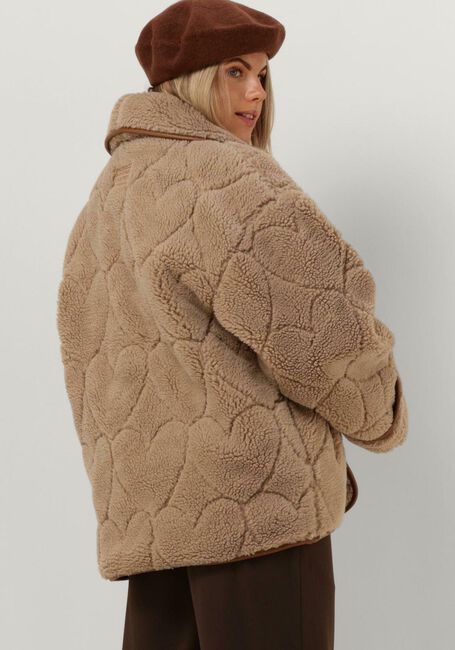 FABIENNE CHAPOT Manteau Teddy MERLIN JACKET en marron - large