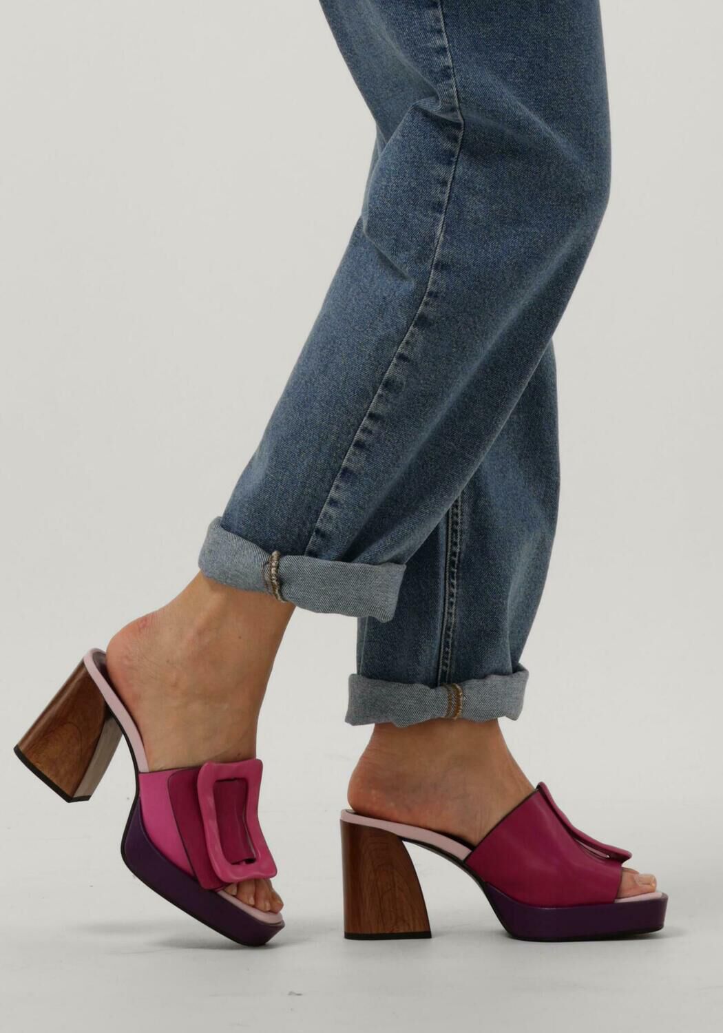 NOA HARMON Mules 9238 en rose - large