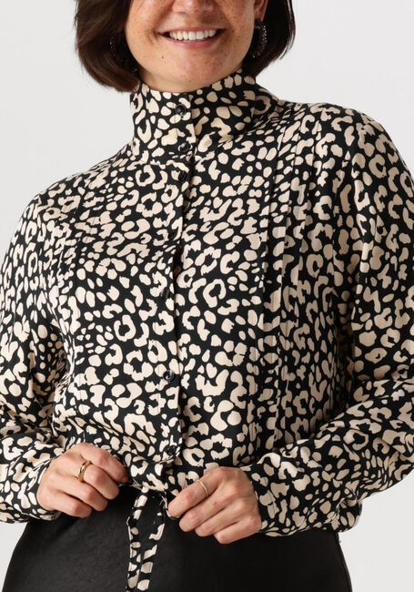 ANOTHER LABEL JUME ANIMAL BLACK SHIRT Blouses en noir - large