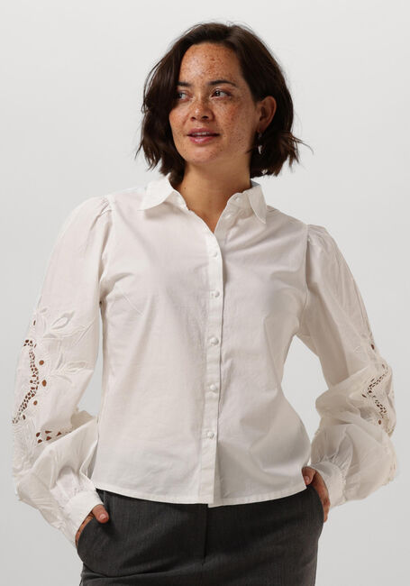 Witte Y.A.S.  YASMONELLA LS SHIRT - large