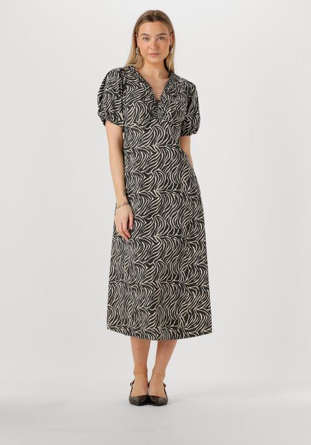 NEO NOIR Mini robe ILLANA ZEBRA DRESS en noir - large