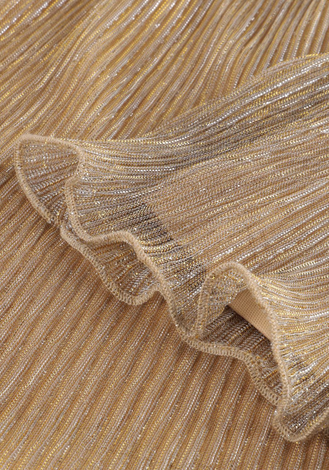 LIKE FLO Mini robe SARA FLO PLISSEE SKIRT en or - large